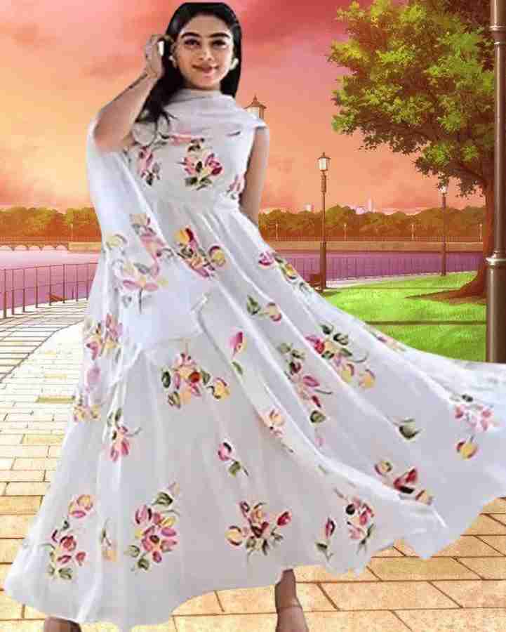 Long frock 2024 suit flipkart