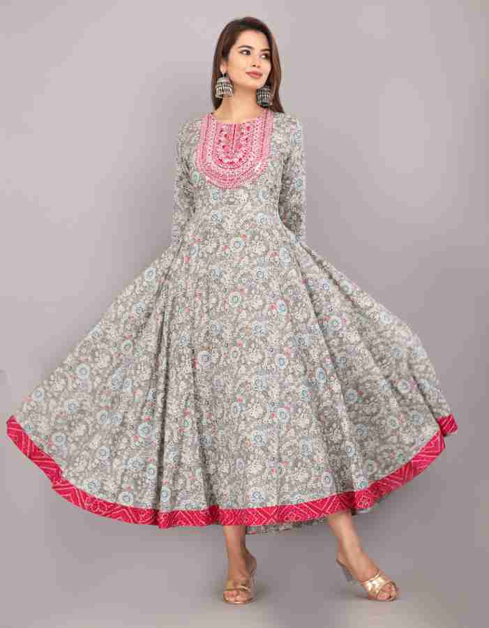 Flipkart cotton anarkali clearance suit