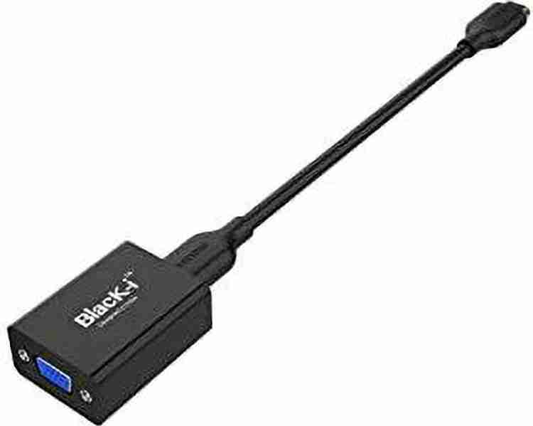 Black I HDMI to VGA Converter Supports high end Resolution up to