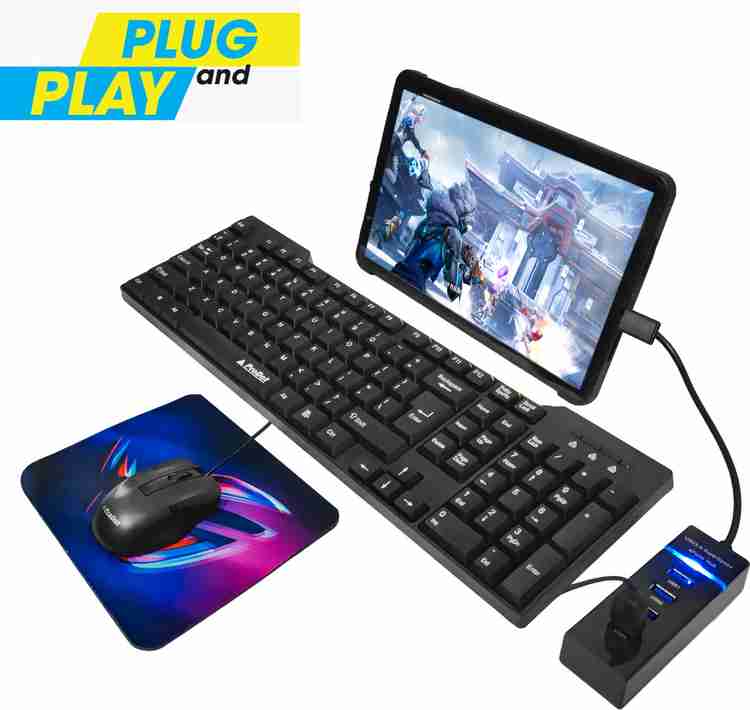 The Originals 5 in 1 Keyboard and Mouse Combo with USB Hub C Type