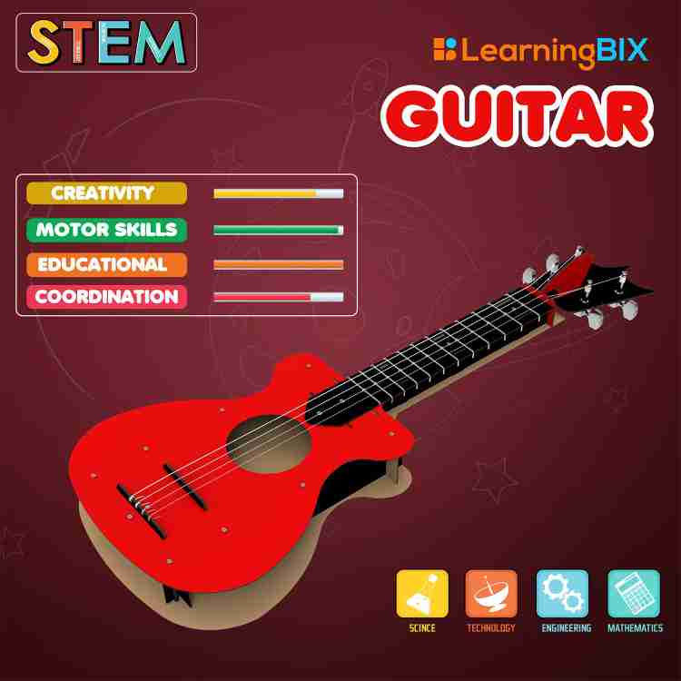 Learning bix Little Rockstar s DIY Guitar Kit for Age 6 Price in