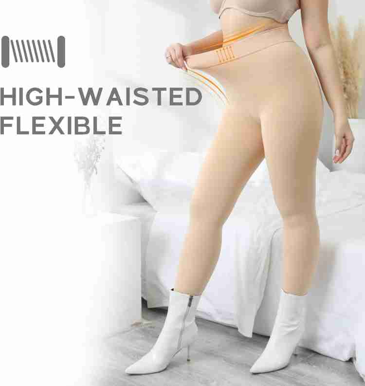 ShopOlica Ankle Warm Fleece Legging Skin - 3XL Women Pyjama