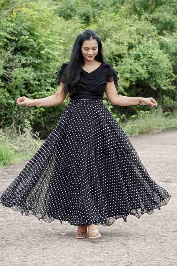Polka dot shop crop