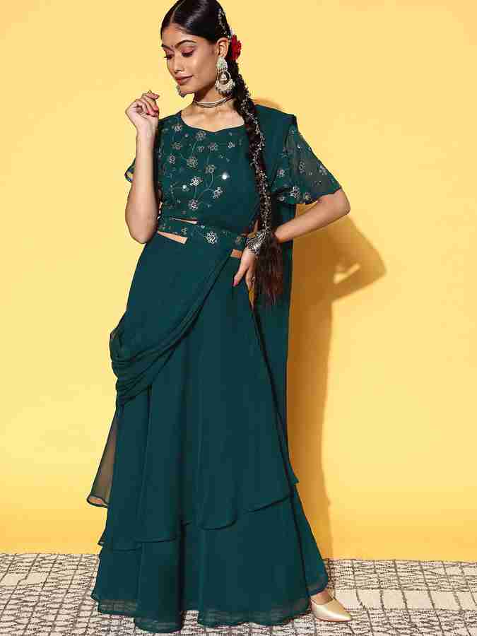 LIBAS Solid Stitched Lehenga Choli Buy LIBAS Solid Stitched Lehenga Choli Online at Best Prices in India Flipkart