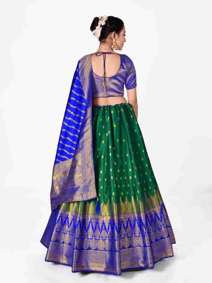 Lehenga half saree in on sale flipkart