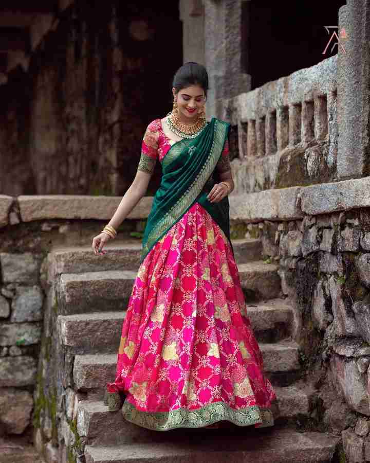 Flipkart silk lehenga cheap