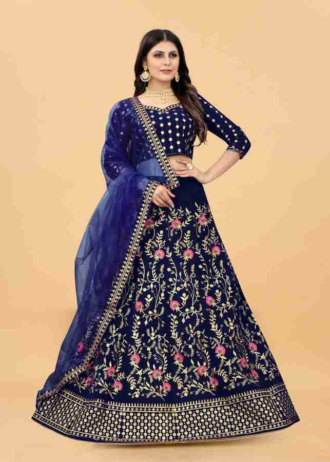 LADY SHOPI Embroidered Semi Stitched Lehenga Choli Buy LADY SHOPI Embroidered Semi Stitched Lehenga Choli Online at Best Prices in India Flipkart