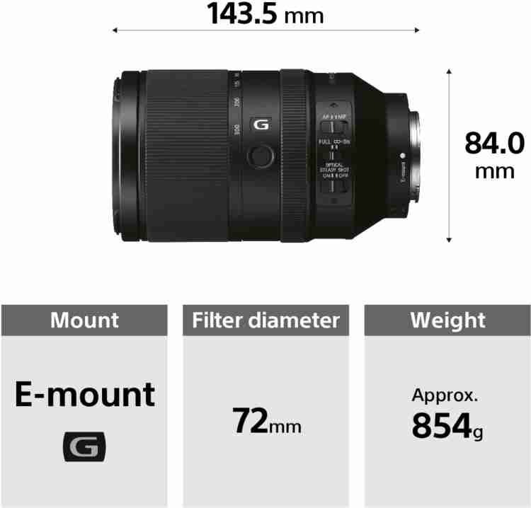 SONY SEL70300G/CSYX Standard Zoom Lens - SONY : Flipkart.com