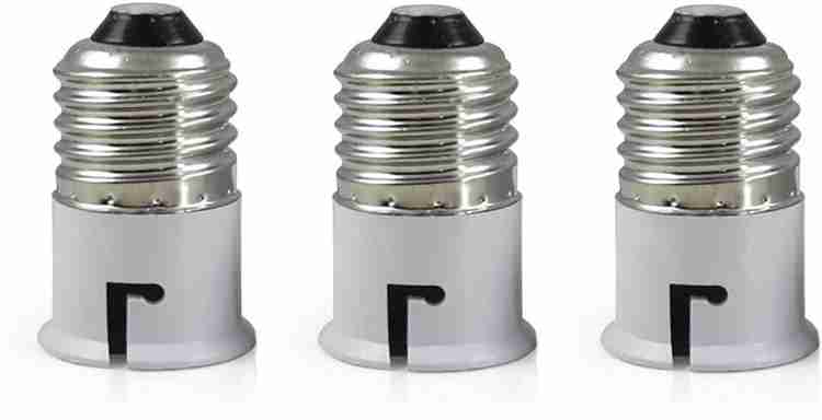 vibunt E27 to B22 Plastic Screw Base Socket Lamp Holder Light Bulb Converter Adapter Plastic Copper Light Socket Price in India Buy vibunt E27 to B22 Plastic Screw Base Socket Lamp