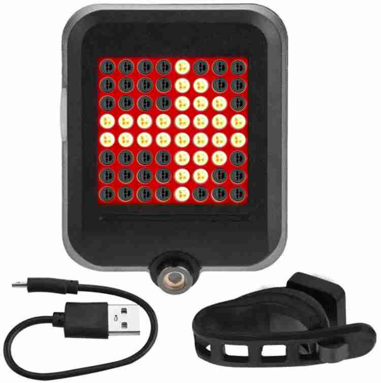 DSTECHBAR Cycle Indicator Taillight With Laser 64 LED 1200mAh