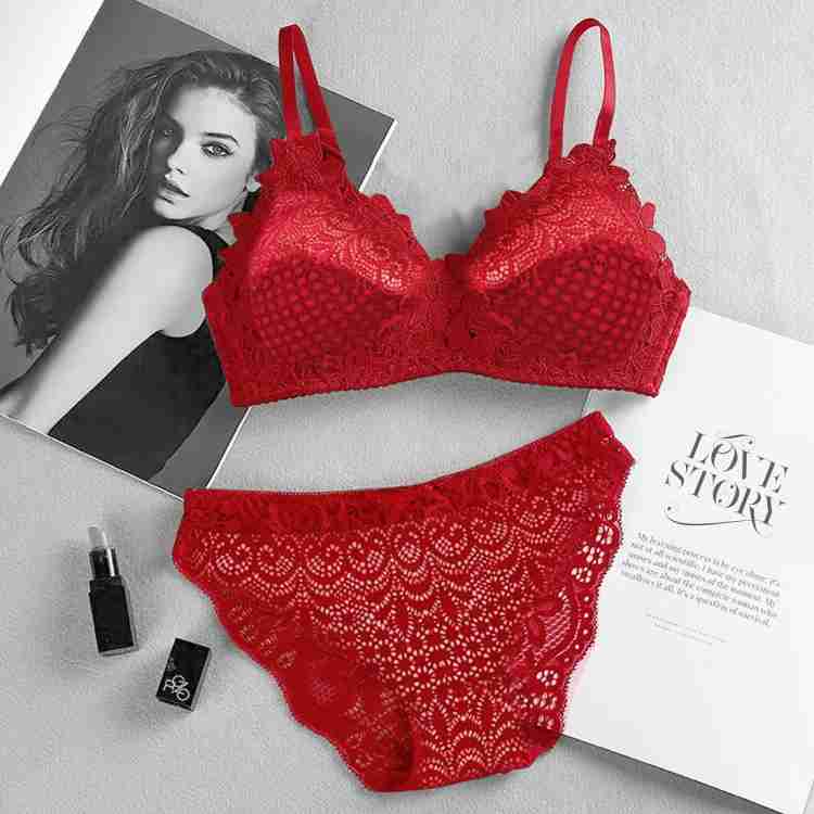 sexy red collection of bra panty set at Rs 299/set, Bra and Brief Sets in  Indore