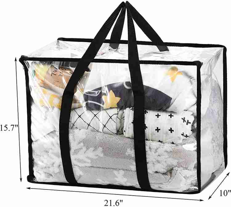 Large vinyl top storage bags