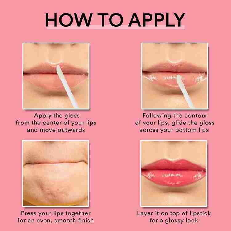 how to apply lip gloss step by step