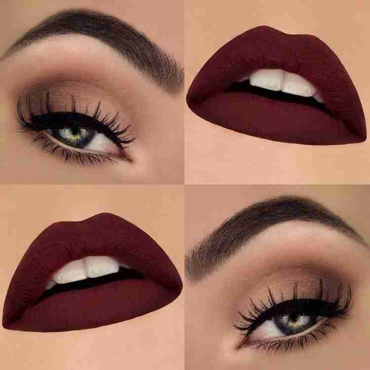 BLUEMERMAID BEST MATTE LOOK MAROON LIQUID LIPSTICK FOR CHERRY LIPS