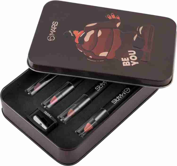 MARS Long Lasting Smudge Proof Matte Lip Crayon With Gift Box