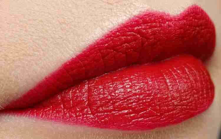 Hot red lipstick discount