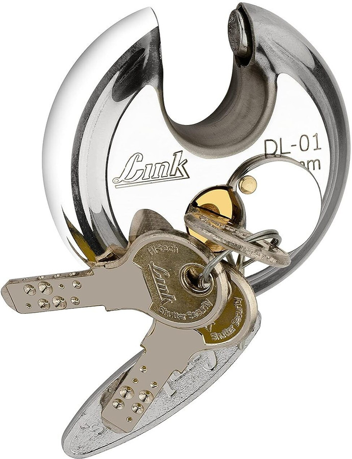 Dahszhi Silver Keyed Padlock Long Lock Beam,High-Speed Steel