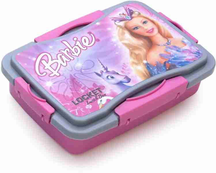 Flipkart Rudraen Barbie Lunch Box Leakproof Tiffin with 2 Compartments and Spoon Pack Of 1 2 Containers Lunch Box