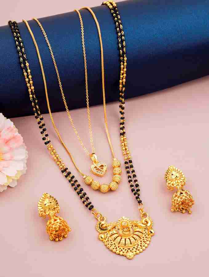 One gram gold best sale long mangalsutra online shopping