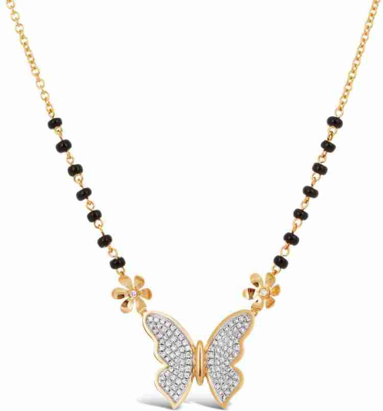 Butterfly mangalsutra top