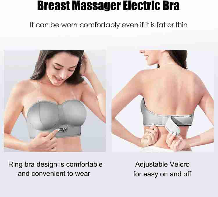 Electric Breast Smart Massager Heated Vibration Massage