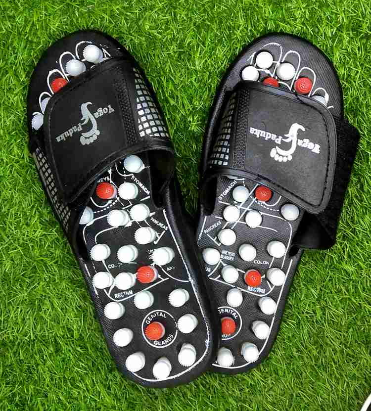 Maadi Health yoga paduka slippers for women men acupressure slipper LARGE SIZE Paduka Foot Massager Slipper Acupressure Relaxer Massager for Men Women Massager Maadi Flipkart