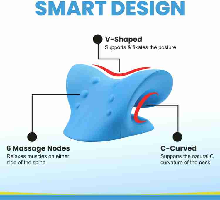 Expertomind Healthy & Happy Spine Combo | Neck Relaxer & Back Stretcher for  Back Pain Relief Massager