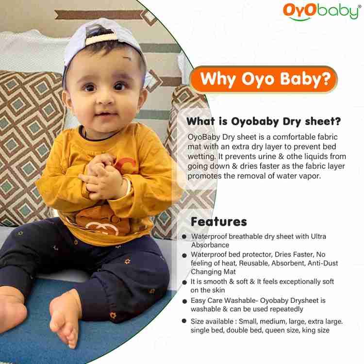 Oyo baby mattress protector top