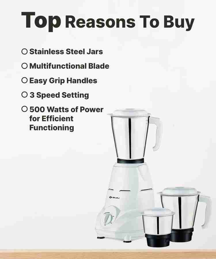 Bajaj rex mixer grinder 500w 2025