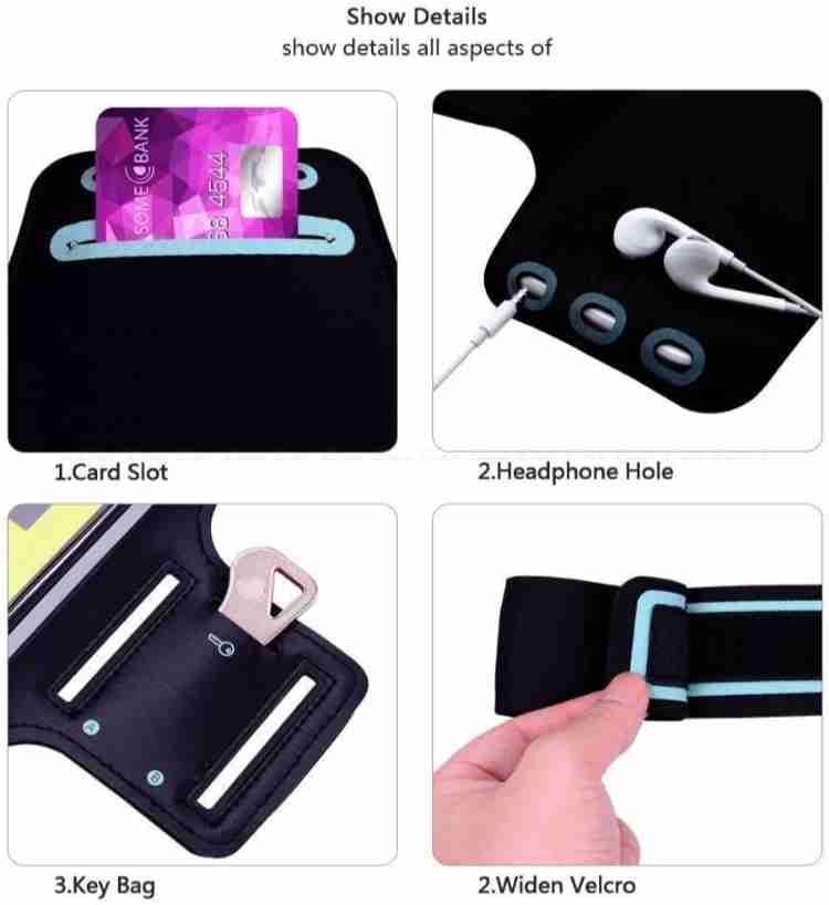 TECHGEAR Pocket Supports All Arm Band Pouch Phone Holder Case for Running Jogging Mobile Holder Price in India Buy TECHGEAR Pocket Supports All Arm Band Pouch Phone Holder Case for Running