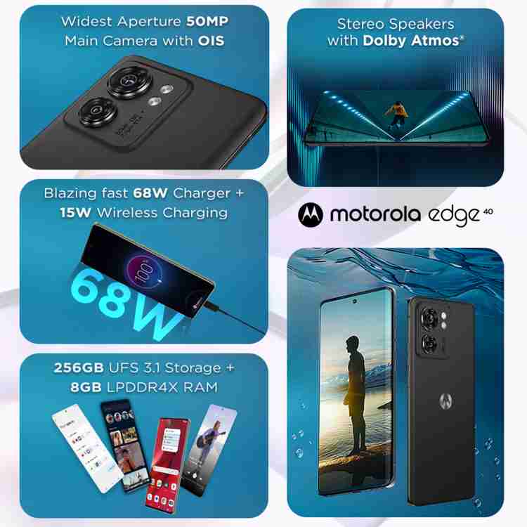 新品未開封】 Motorola edge 40 256GB イクリプスブラック 【公式通販】