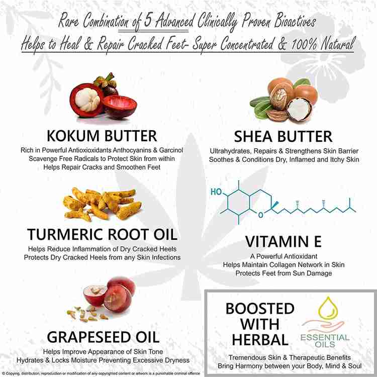 SolaceDeArtisan 5in1 Advance Kokum Butter Foot Cream 100 Natural Remedy for Cracked Feet Price in India Buy SolaceDeArtisan 5in1 Advance Kokum Butter Foot Cream 100 Natural Remedy for Cracked Feet Onl...