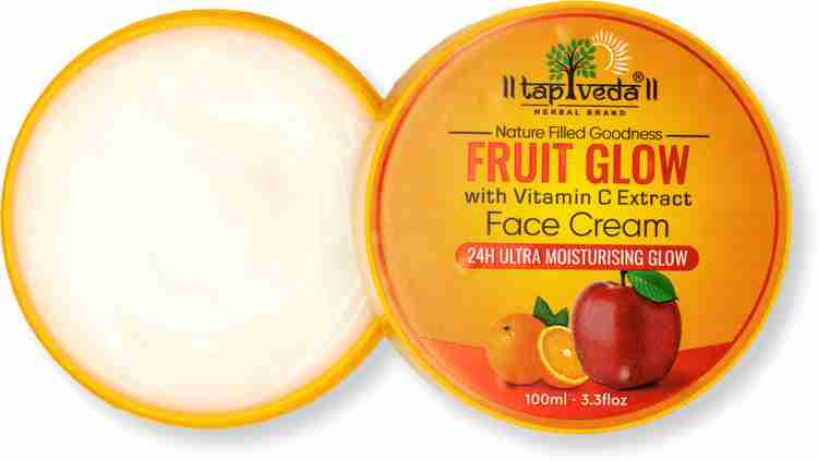 Tapveda Fruit Glow Winter Cream With Vitamin C Extract For Soft Glowing Skin