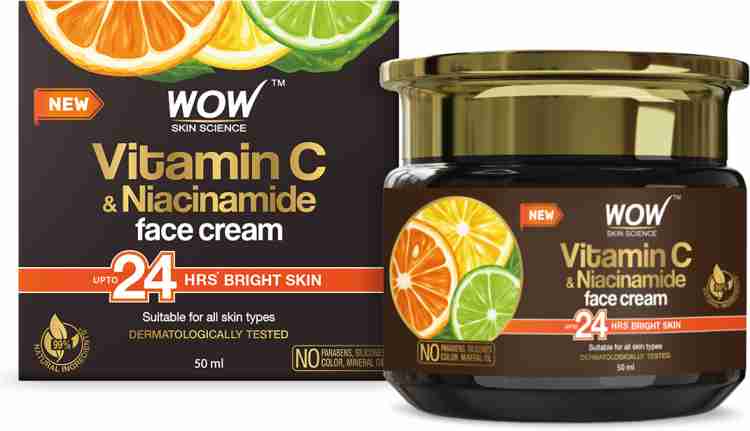 WOW SKIN SCIENCE Vitamin C Cream for Skin Whitening Brightening