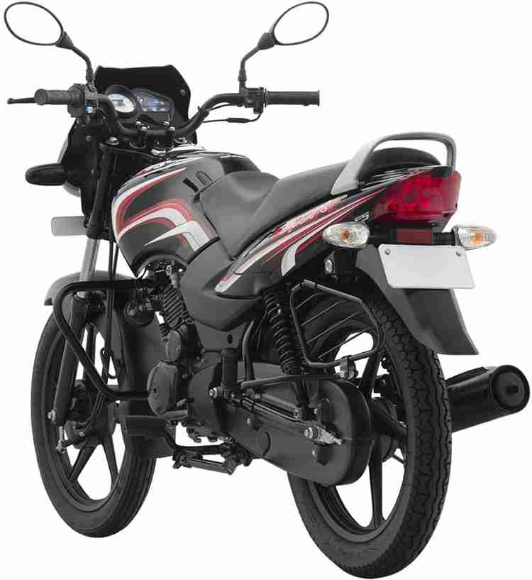 Tvs Star Sport Black Red Tvs Sport Kick Start Spoke Wheel Tvs
