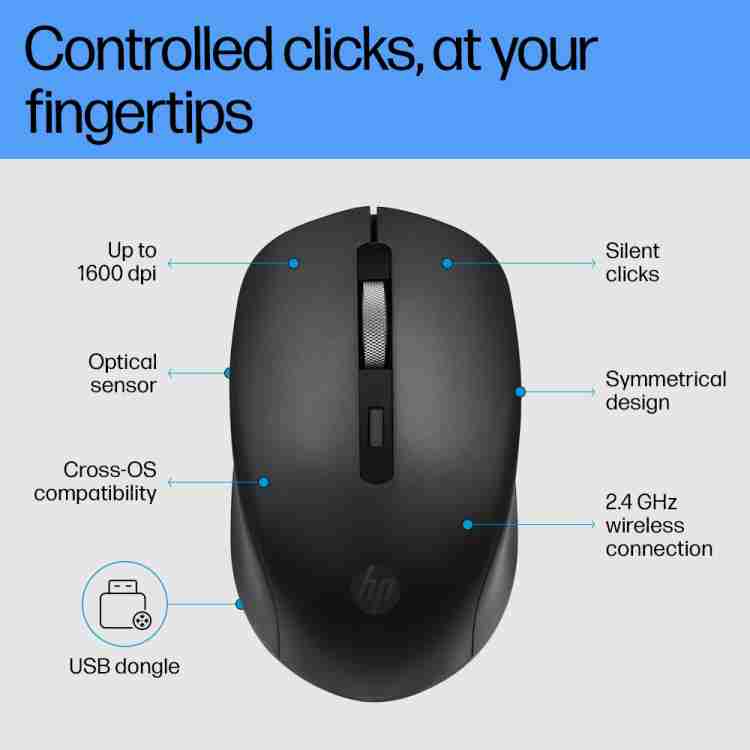 HP S1000 Mouse wireless – Emark Online Store