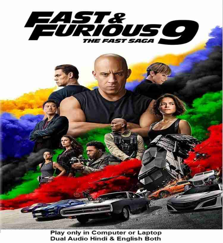 F9 The Fast Saga 2021 Fast Furious 9 in Hindi English both Play only in Computer or Laptop HD print without poster Price in India Buy F9