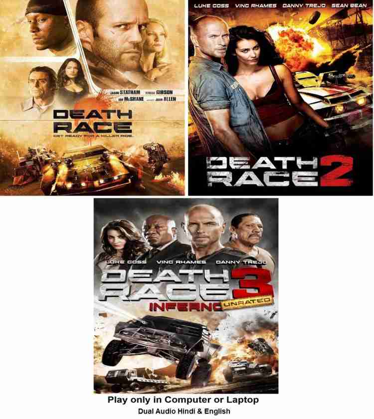 Death Race 1 2 3 3 Movies in Hindi English both Play only in