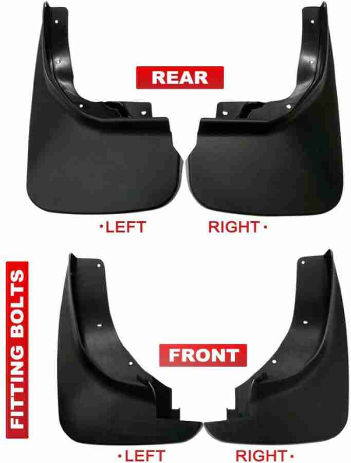 AutoZeal Rear Mud Guard, Front Mud Guard For Tata Nexon NA Price in India -  Buy AutoZeal Rear Mud Guard, Front Mud Guard For Tata Nexon NA online at