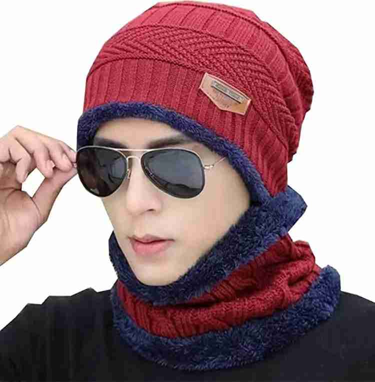 Woolen cap design for man sales