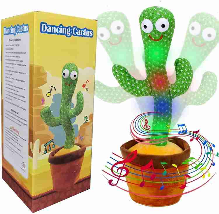 curiotoys USB Rechargeable Talking Cactus Baby Toys for Kids