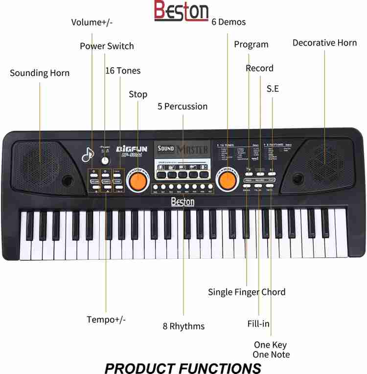 Piano keyboard 49 keys cheap