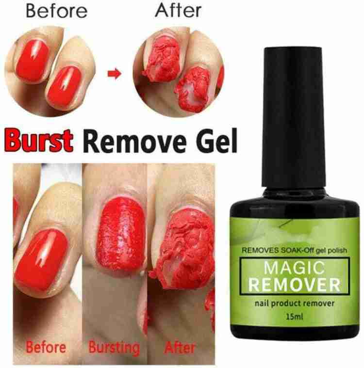 My Colors Magic Remover Gel Nail Polish Remover Within 2-3 Mins Soak off  Remover Tools