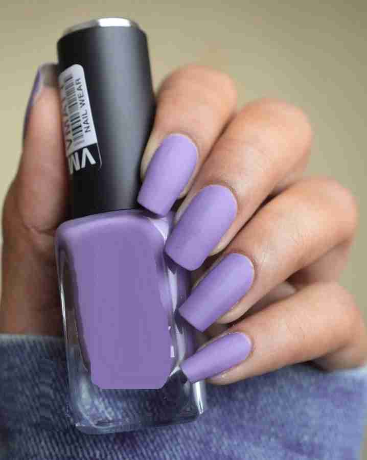Matte purple online nail polish