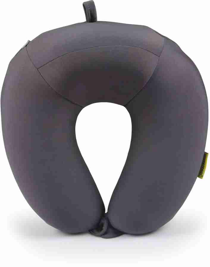 ORKA Travel Memory Foam Spandex Solid High Back U Neck Pillow Grey Price in India Flipkart