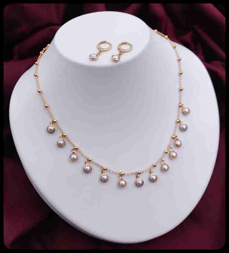 RRSaless Fancy Necklace With Earring Gold plated Plated Alloy Necklace Price in India Buy RRSaless Fancy Necklace With Earring Gold plated Plated Alloy Necklace Online at Best Prices in India Flipkart...