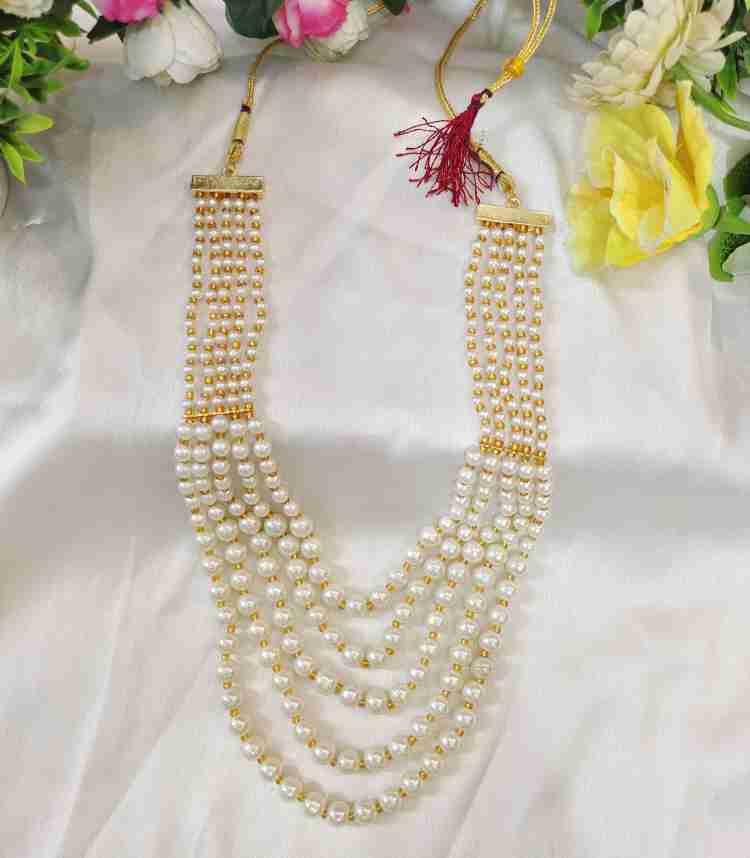 Original pearl necklace set with clearance price