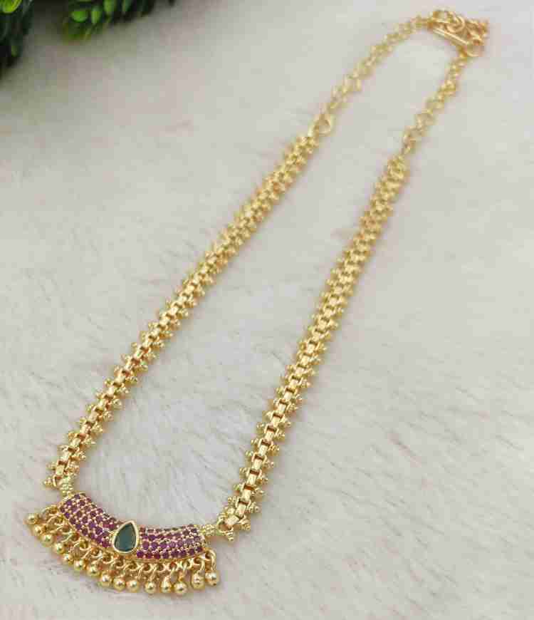 Hanaa Gold Micro Plated AD CZ Stone Short Jewellery Baby Kids Necklace  Gold-plated Plated Copper Necklace Price in India - Buy Hanaa Gold Micro  Plated AD CZ Stone Short Jewellery Baby Kids