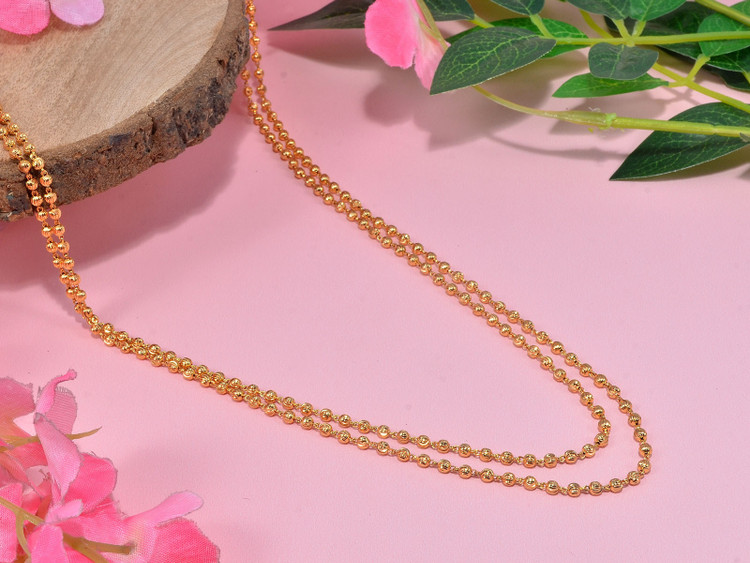 Gram Gold Plated Chain Long Gold Chain Designs For Ladies Gram