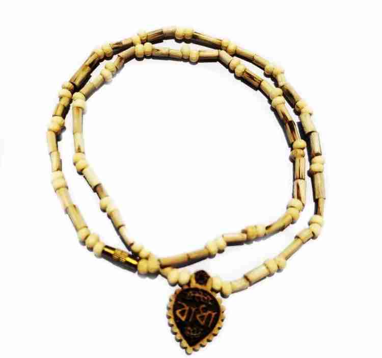 Mayapuri Original Design Tulsi Kanthi Mala with Radha Engraved in